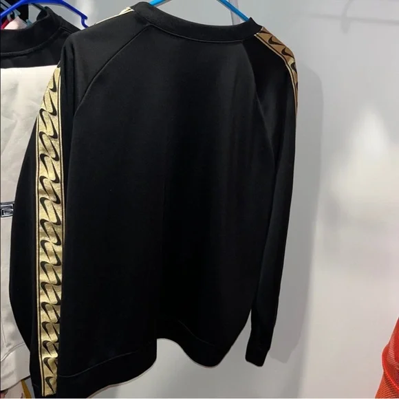 Nike Black Sweater with Gold Accents - Picture 2 of 3